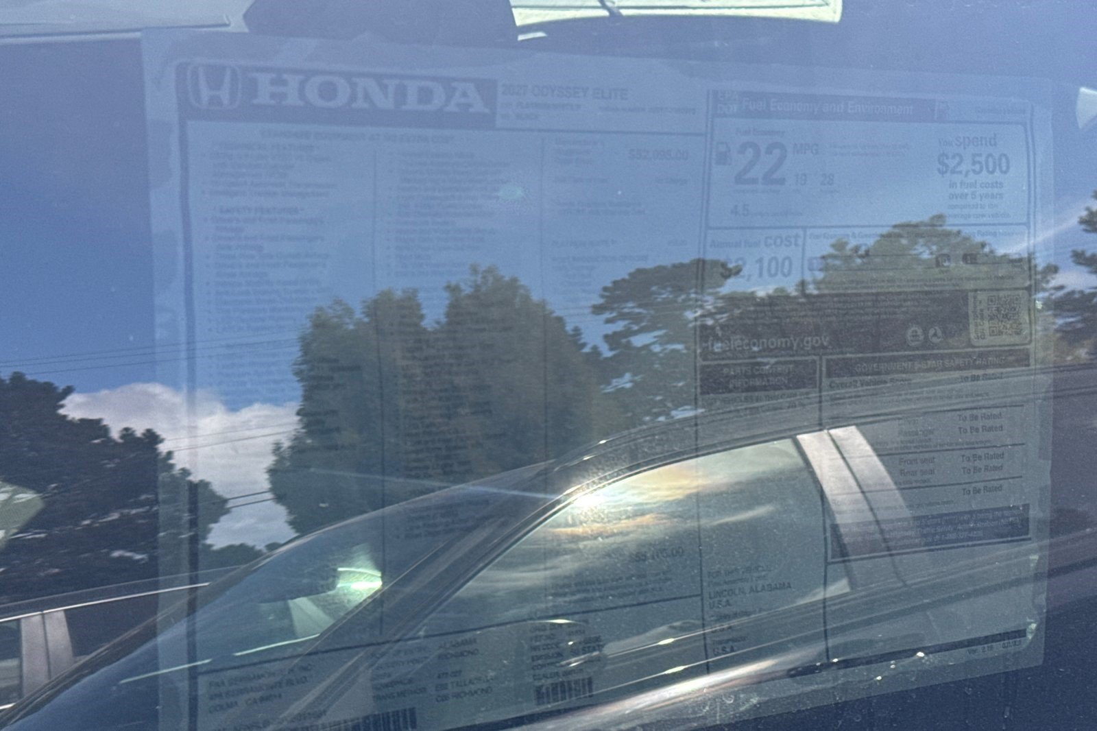 New 2027 Honda Odyssey Elite image 34