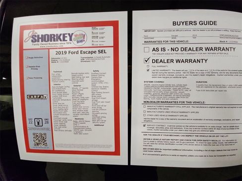 Used 2019 Ford Escape SEL image 36
