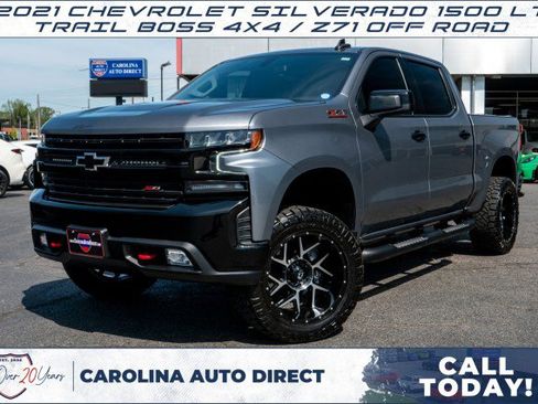 Used 2021 Chevrolet Silverado 1500 LT Trail Boss w/ Bed Protection Package image 1