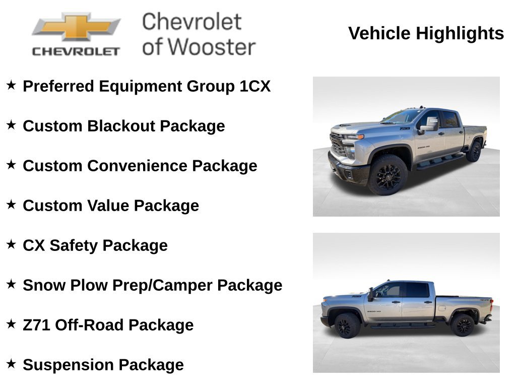Used 2025 Chevrolet Silverado 2500 Custom w/ Custom Value Package AWD/4WD image 2