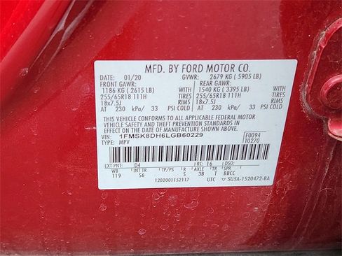 Used 2020 Ford Explorer XLT w/ Equipment Group 202A image 25