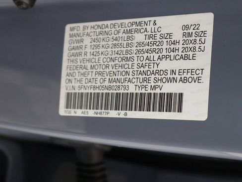 Used 2022 Honda Passport Elite image 57