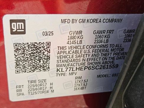 Used 2025 Chevrolet Trax LT w/ LT Convenience Package FWD image 28