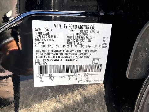 Used 2017 Ford Edge Sport w/ Equipment Group 401A image 30