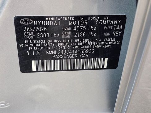 New 2026 Hyundai Sonata Blue FWD image 33