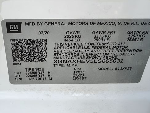 Used 2020 Chevrolet Equinox LS FWD image 40