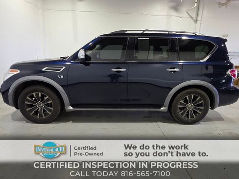 Used 2017 Nissan Armada Platinum w/ Captain Seat Package image 1