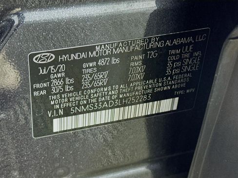 Used 2020 Hyundai Santa Fe SEL image 32