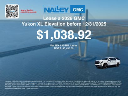 New 2026 GMC Yukon XL Elevation