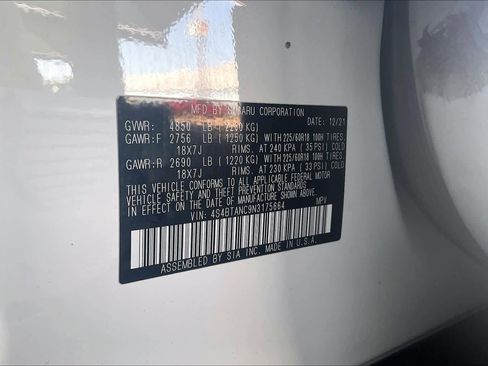 Used 2022 Subaru Outback Limited w/ Popular Package #2 AWD/4WD image 34