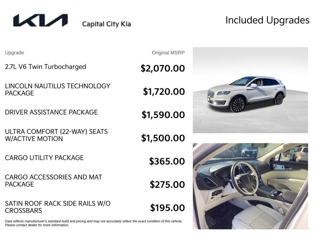 Used 2019 Lincoln Nautilus Black Label AWD/4WD image 4