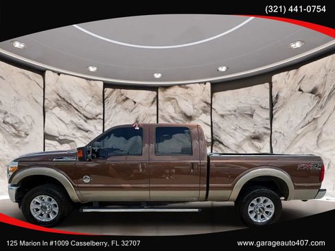 Used 2012 Ford F250 Lariat w/ Lariat Ultimate Pkg AWD/4WD image 4