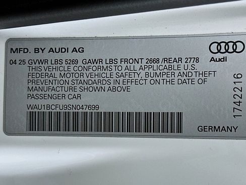 Used 2025 Audi A5 2.0T Premium w/ Convenience Package AWD/4WD image 24