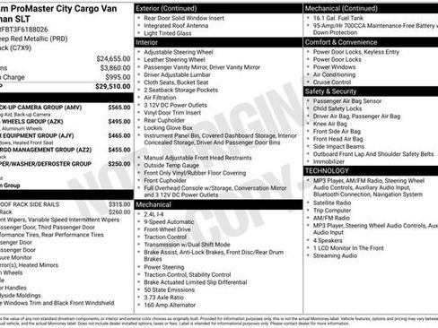 Used 2015 RAM ProMaster City Tradesman SLT w/ Rear Back-up Camera Group FWD image 31