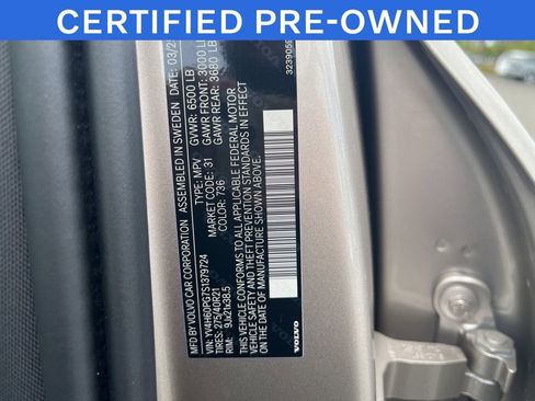 Certified 2025 Volvo XC90 T8 Ultra AWD/4WD image 30