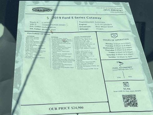 Used 2019 Ford E-350 and Econoline 350 Super Duty image 13