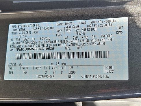Used 2025 Ford Escape ST-Line AWD/4WD image 26