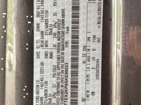 New 2025 Ford F150 STX w/ Equipment Group 200A image 60