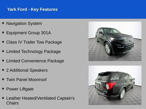 Certified 2023 Ford Explorer Limited w/ Limited Technology Package AWD/4WD image 2