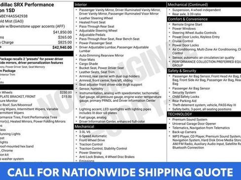 Used 2010 Cadillac SRX Performance FWD image 8