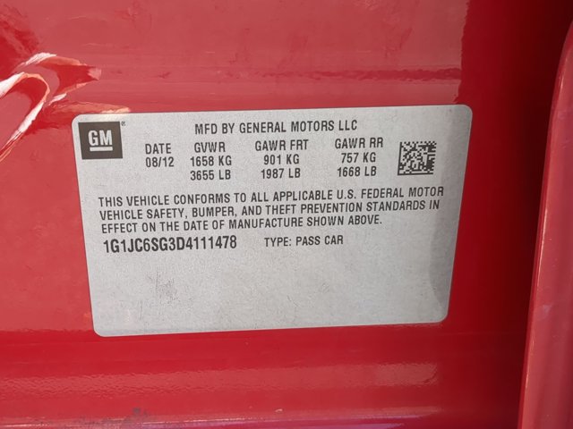Used 2013 Chevrolet Sonic LT FWD image 11