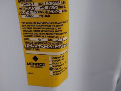 New 2024 Ford F600 4x4 Regular Cab Super Duty w/ Snow Plow Prep Package image 22