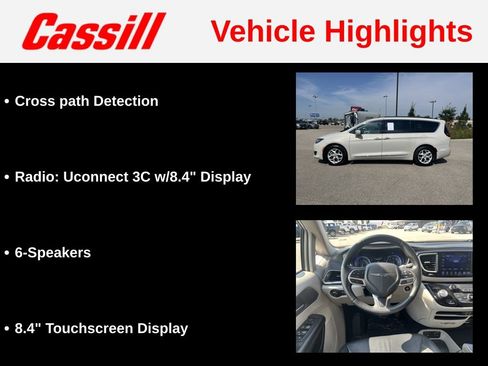 Used 2017 Chrysler Pacifica Touring-L w/ Tire & Wheel Group FWD image 13