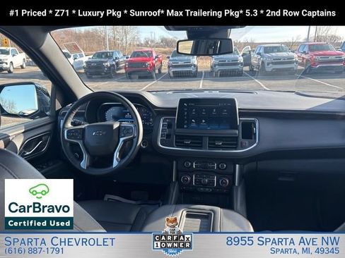 Certified 2024 Chevrolet Tahoe Z71 w/ Luxury Package AWD/4WD image 26