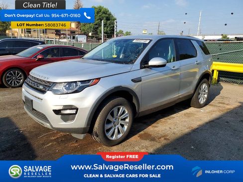 Used 2017 Land Rover Discovery Sport SE AWD/4WD image 1