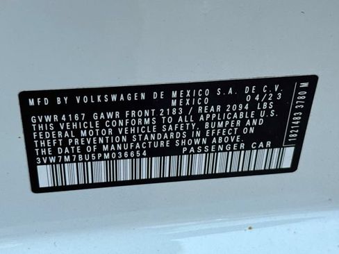 Used 2023 Volkswagen Jetta SE FWD image 37