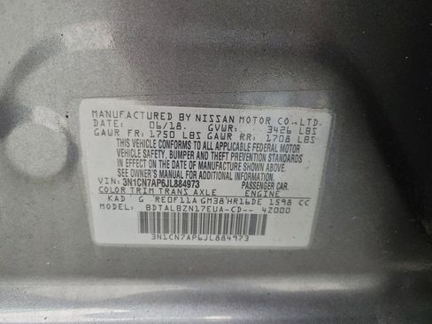 Used 2018 Nissan Versa SV FWD image 33