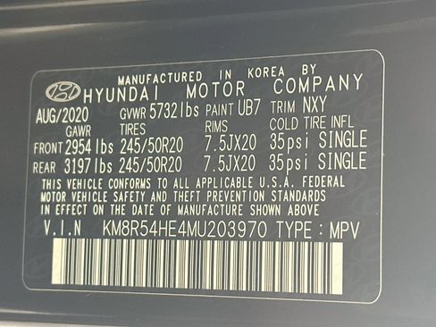 Used 2021 Hyundai Palisade Limited w/ Cargo Package FWD image 12