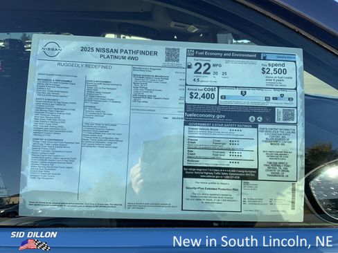 New 2025 Nissan Pathfinder Platinum image 13