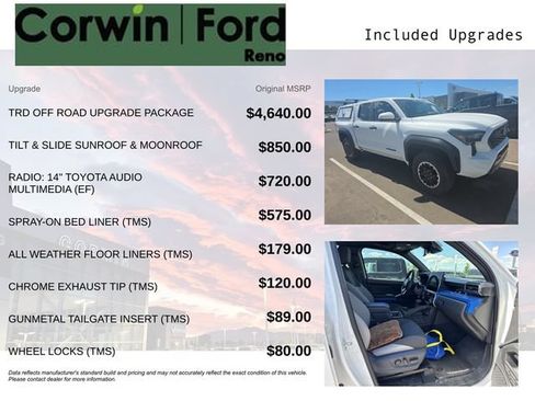 Used 2024 Toyota Tacoma TRD Off-Road w/ TRD Off Road Upgrade Package AWD/4WD image 3