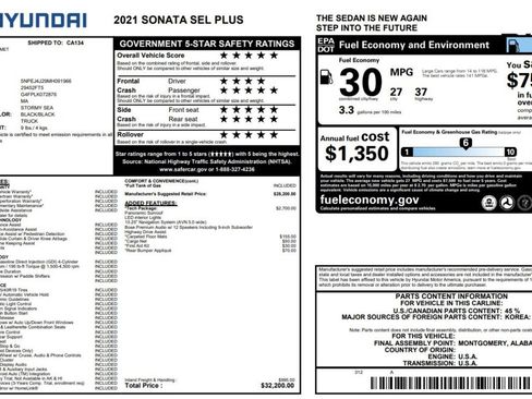 Used 2021 Hyundai Sonata SEL Plus w/ Tech Package image 15