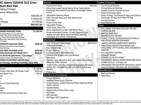 Used 2018 GMC Sierra 2500 SLE w/ SLE Preferred Package image 18