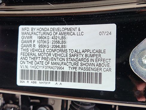 Certified 2024 Honda Accord EX image 28
