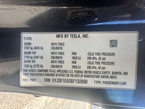 Used 2025 Tesla Model 3 RWD image 34
