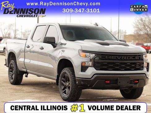 Used 2024 Chevrolet Silverado 1500 Custom Trail Boss w/ LPO, Dark Essentials Package image 1