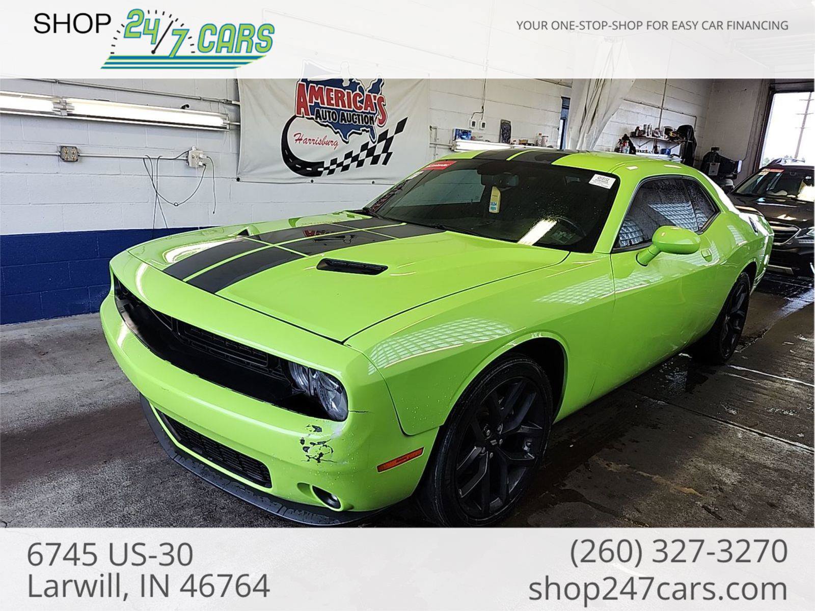 Used 2023 Dodge Challenger SXT w/ Blacktop Package RWD image 1