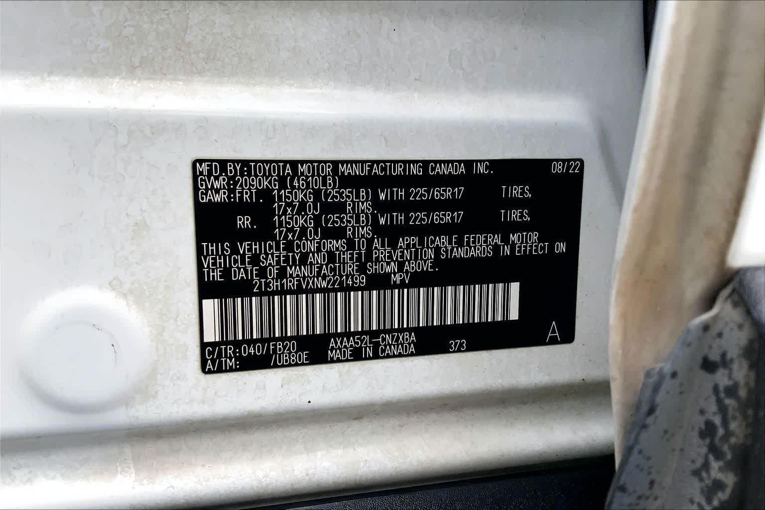 Used 2022 Toyota RAV4 LE FWD image 36