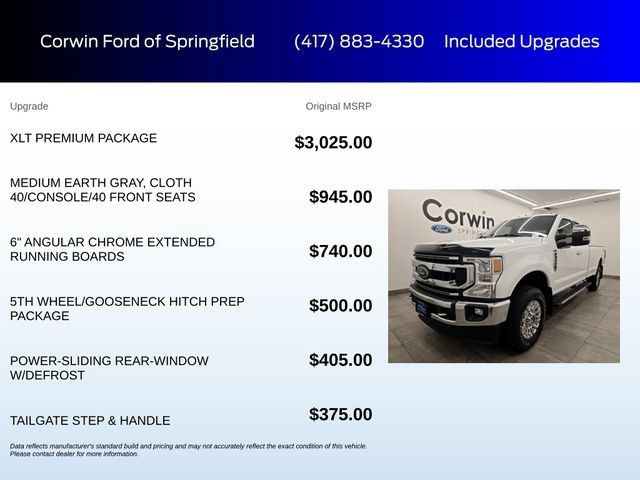 Used 2020 Ford F250 XLT w/ XLT Premium Package AWD/4WD image 6
