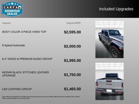 Used 2021 Jeep Gladiator Rubicon AWD/4WD image 3