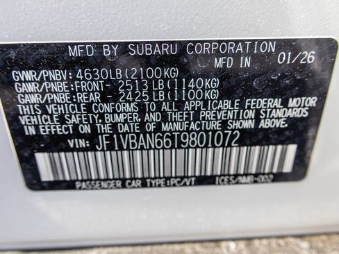 New 2026 Subaru WRX Limited image 43