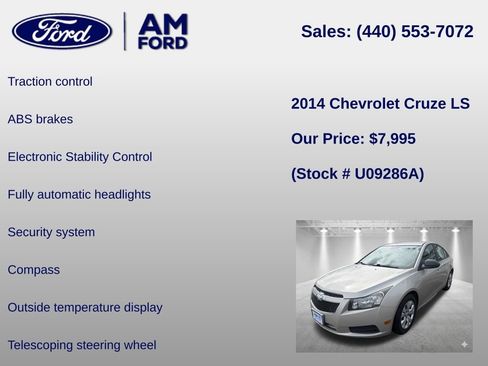 Used 2014 Chevrolet Cruze LS FWD image 12