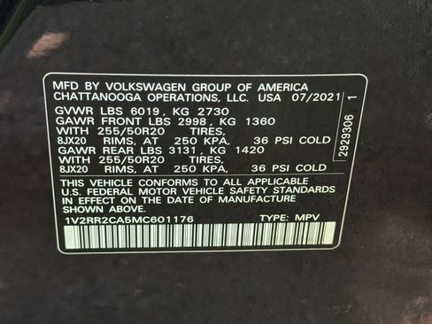 Used 2021 Volkswagen Atlas SE w/ Panoramic Sunroof Package AWD/4WD image 25
