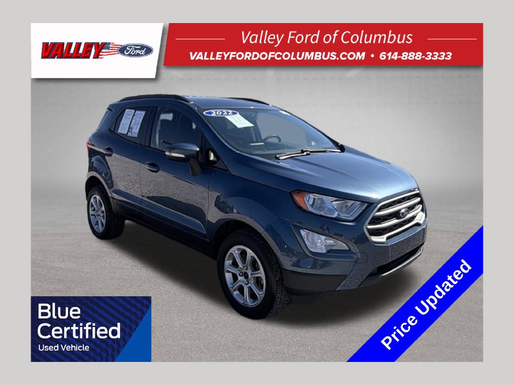 Certified 2022 Ford EcoSport SE w/ Interior Protection Package AWD/4WD image 1