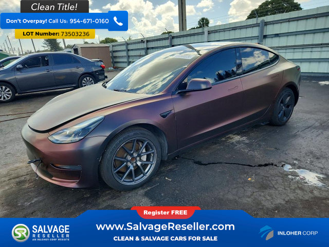 Used 2021 Tesla Model 3 Standard Range Plus RWD image 1