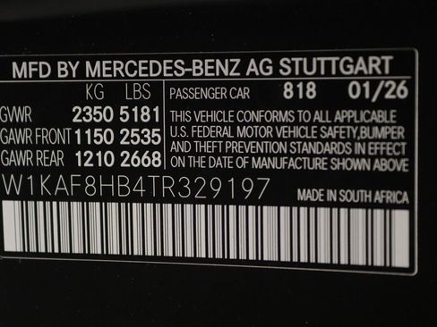 New 2026 Mercedes-Benz C 43 AMG 4MATIC Sedan image 11