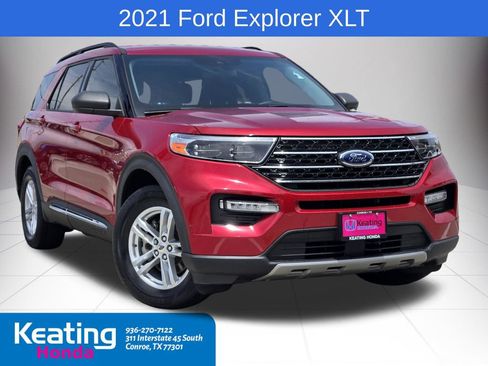 Used 2021 Ford Explorer XLT w/ Equipment Group 202A RWD image 1